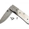 Premium Knife Supply Samurai Damascus Folder - With Damascus Bolster -