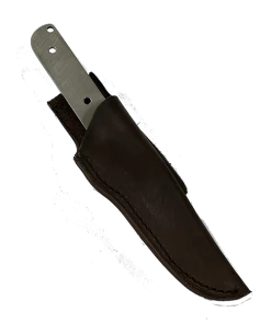Premium Knife Supply Custom Leather Knife Sheath Leather - SHWW4 - 1 5/8" Opening And A 6 1/8"" Length With Belt Loop. Fits San Mai Damascus Tanto Knife Kit