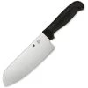 Blue Ridge Kitchen Knives And Other Specialty Knives Spyderco Santoku Plain Black - Japan