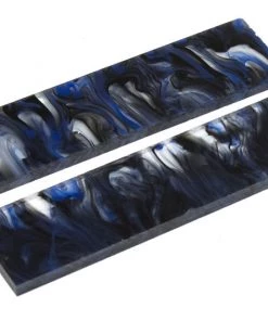 Bear Tooth Woods Knife Scales - Denim Mist Knife Scales - 0.25 X 1.5 X 5 - 2 Pieces