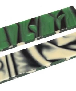 Bear Tooth Woods Knife Scales - Emerald Sands Knife Scales - 0.24 X 1.5 X 5 - 2 Pieces