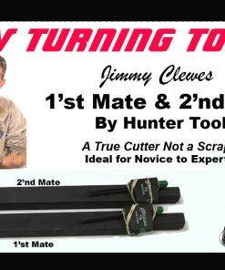 WoodWorld Of Texas Jimmy Clewes 1'st & 2'nd Mate Hollowing Tools (Un-Handled) Jimmy Clewes Signature Tools