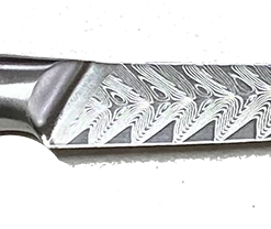 Yangjiang Amber * VG10 Feather Pattern - Steak Knife Blank - 9