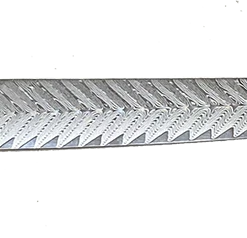 Premium Knife Supply * VG10 Feather Pattern - Sujihiki Knife Blank - 15.25" OAL 10.5" Cut