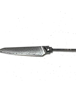 China * VG10 Hidden Tang - Rain Drop Pattern - 5" Utility Knife - VG10 Damascus Monthly Sales