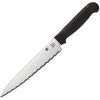 Blue Ridge Kitchen Knives And Other Specialty Knives Spyderco Utility Knife Black Serrated - Japan