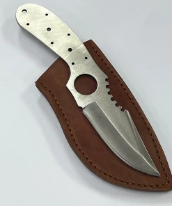 Premium Knife Supply Custom Leather Knife Sheath Leather - SHWW07 - 2 1/8" Opening And A 5" Length With Belt Loop. Fits Yukon Skinner Knife Sheaths, Cases, Edge Guards & Displays