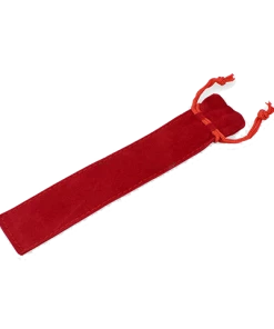 Xiamen Rizheng Industry Co. Ltd Velvet Drawstring Pen Bags II - Red (10 Pack)