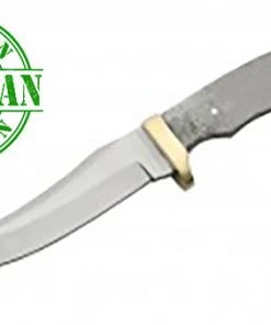 Szco Economy - 9" SWEPT SKINNER BLADE W/ BRASS GUARD Knife Kits