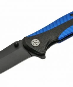 Premium Knife Supply 4.5" BLUE ALUMINUM HANDLE FOLDER Limited Edition Knives Completed