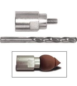 PSI Woodworking Classic Bottle Stopper Kit Starter Set - BS1 Chrome