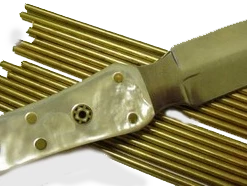 Premium Knife Supply Pin Material - Brass Rod 3/16