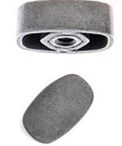 Premium Knife Supply Stonewash ButtCap For Colorado Kid Skinner & Durango Bowie - Hidden Tang Blanks Hidden Tang Knife Blanks