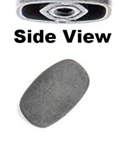 Premium Knife Supply Stonewash ButtCap For Colorado Kid Skinner & Durango Bowie - Hidden Tang Blanks Hidden Tang Knife Blanks