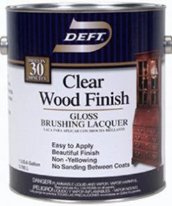 Lancaster Deft Clear Wood Brush-on Lacquer - Gallon - Gloss
