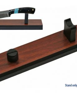 Blue Ridge Knife Supply Knife Sheaths, Cases, Edge Guards & Displays Wooden Knife Display - Fits 6-14" Knives