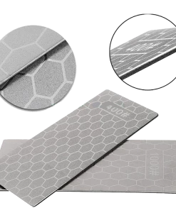 Xiamen Rizheng Industry Co. Ltd Sharpening Wood World Diamond Card File Set - 400 Grit & 1000 Grit Cards- 5.91" X 2.48"