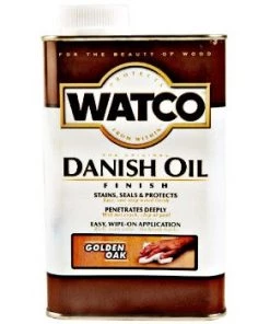 Barracuda Lacquer, Poly & Urethane Blends Watco Danish Oil - Quart - Golden Oak