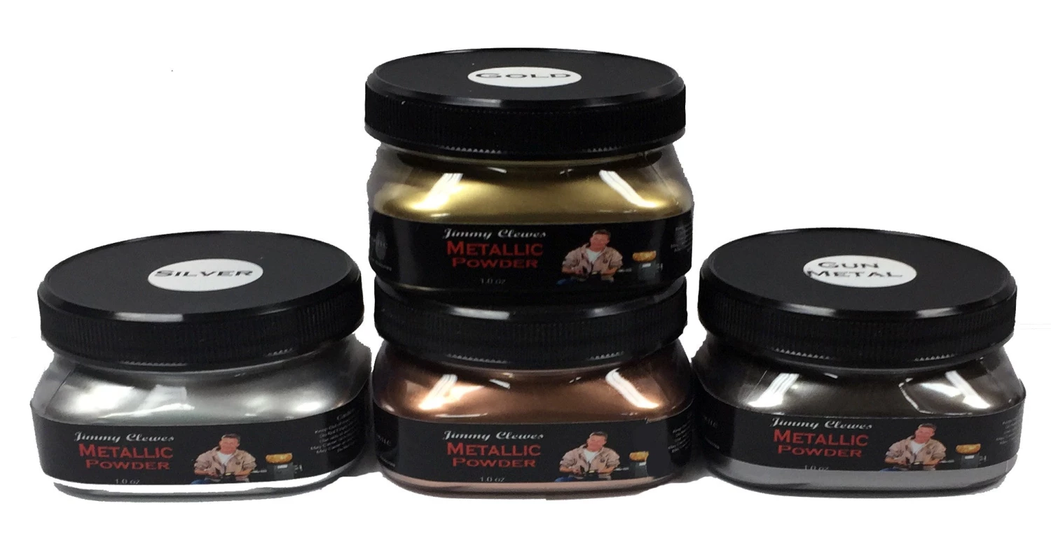 WoodWorld Of Texas Jimmy Clewes Metallic Powder - Sparkle Silver Fill Material 3 WoodWorld Of Texas Jimmy Clewes Metallic Powder - Sparkle Silver Fill Material