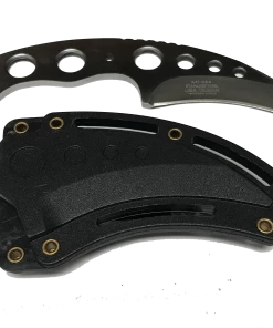 Premium Knife Supply Knife Kits Tactical Karambit Ss-Blk Finish W/ Moulded Sheath