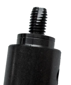 PSI Woodworking Bottle Stoppers 1.25″x 8 Tpi Bottle Stopper Mandrel - 3/8″ X 16 Tpi Threaded Stud - Step Down Is 13/16