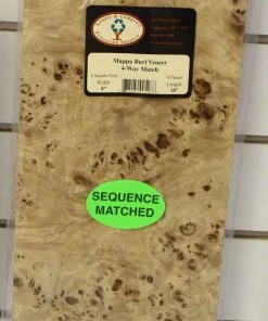 Sauers & Company Veneer - Mappa Burl Veneer Pack