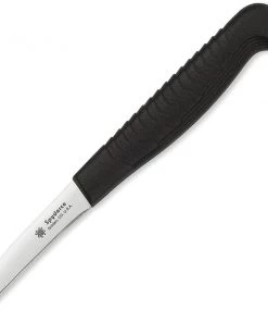 Blue Ridge Kitchen Knives And Other Specialty Knives Spyderco Mini Paring - Plain Edge - Black - Japan