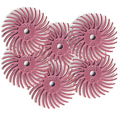 Foredom Scoth-Brite Radial Bristle Discs - 3/4" Dia. Pink -1200 Pumice - 6 Pack A-4516-6 Rotary Tool Accessories 1 Foredom Scoth-Brite Radial Bristle Discs - 3/4" Dia. Pink -1200 Pumice - 6 Pack A-4516-6 Rotary Tool Accessories