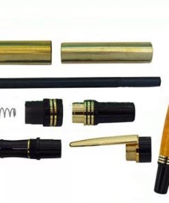 PSI Woodworking Pen Kits By Name Noble Roller Ball - Gold Or Silver