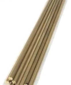 Premium Knife Supply Pin Material - Brass Rod 3/32" X 6" Long - 5 Pack