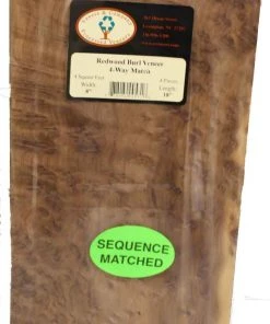 Sauers & Company Veneer - Redwood Burl Veneer Pack