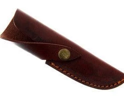 Premium Knife Supply Knife Sheaths, Cases, Edge Guards & Displays Knife Sheath Leather - SH34 W/ Thumb Snap - 1 3//8" Opening X 4 7/8" Length