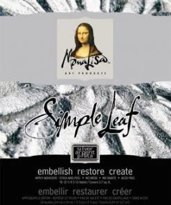 SpeedBall Simple Leaf - Composite Metal Leafing 18 Sheet Packs Other Embellishment Products