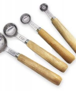Xiamen Rizheng Industry Co. Ltd Kitchen Essentials Stainless Steel Measuring Spoon Kit - 1/4 TSP, 1/2 TSP, 1 TSP & 1 TBS