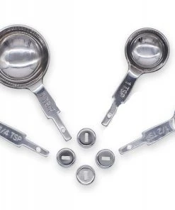 Xiamen Rizheng Industry Co. Ltd Kitchen Essentials Stainless Steel Measuring Spoon Kit - 1/4 TSP, 1/2 TSP, 1 TSP & 1 TBS