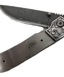 Premium Knife Supply Damascus Folder Stainless Bolster - Mayan Knife Kits