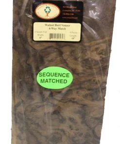 Sauers & Company Veneer - Walnut Burl Veneer Pack