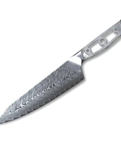 Premium Knife Supply * VG10 Fishbone Pattern - Chef Knife Blank - 13.5" AOL - VG10 Damascus